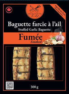 Moullandro stuffed Garlic Baguette Smoked flavor 10x300g